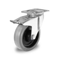 Roulette pivotante 125mm