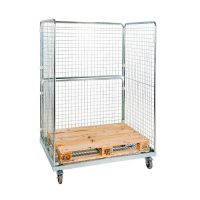 Roll-conteneur 3 côtés, 1350x950x1820 mm