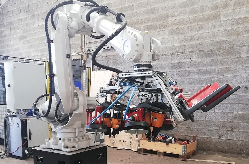 Production automatisée - Les Pays Bas et la France accueillent un nouveau robot pour la production de palettes